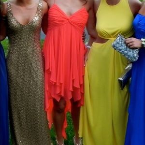 BCBG Midi Prom Dress